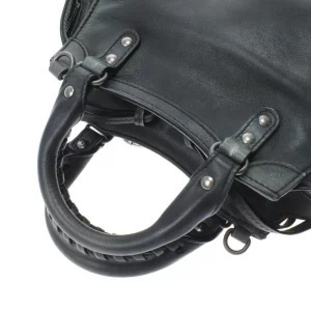 Balenciaga Neo Top Handle Bag Dark Green Calfskin Handbag - Picture 3 of 9